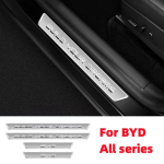 For BYD Atto 3 SONG PLUS/DM-i/EV Modified Ultra-thin Welcome Pedal Threshold trim Strip Gate Slot Pad Accessories Car h&otilde;be