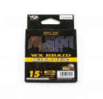 YGK Algon Assist WX p&otilde;imitud metallist t&uuml;&uuml;pi traadi s&uuml;damik, 4 m, suurus 15, 140 naela valge 9439 valge