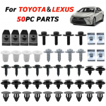 50 tk Toyota Lexuse mootorile kere all katteklambrid kaitseraua poritiiba vooder poriklapid pritsmekaitse kruvid polt pesuri klambrihoidja