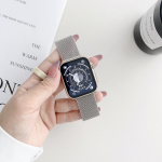 Luksuslik metallist kellarihm Apple Watch Ultra jaoks 8 7 6 5 4 Starlight terasest ketirihm iWatchi jaoks 38MM 41MM 42MM 44MM 45MM 40MM 49MM 38 or 40 or 41mm