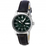 Seiko 5 Sports GMT Kelly Green Flieger &uuml;likonna stiilis nahkrihm automaatne SRPJ89K1 100M meeste k&auml;ekell