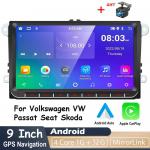 2Din Android Carplay GPS-auto multimeediumipleier Volkswagen/Volkswagen/Golf/Polo/Tiguan/Passat/b7/b6/SEAT/Leon/Skoda/Octavia 1+32GB jaoks