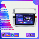 Hizpo 8G+128G 2din Android 12 autoraadio Citroen C4 C-Triomphe C-Quatre 2004-2014 Multimeedia Video 4G Carplay RDS DSP GPS Navigaion DAB Autoradio jaoks S5 8Core 4G 64G AI