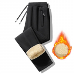 Talvised soojad fliisp&uuml;ksid meeste paksud vabaaja termospordip&uuml;ksid meeste p&uuml;ksid L must