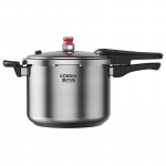 304 roostevabast terasest survepliit(Mitte-alumiinium),Induktsiooniga &uuml;hilduv survepliit vedruklapi kaitseseadmetega 24CM-8L