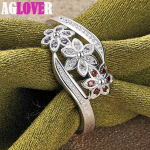 925 h&otilde;bedase lillega v&auml;rvilised AAA tsirkoonist s&otilde;rmuse ehted