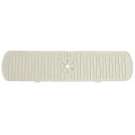 Valamu pritsmekaitse pehme painduv kiiresti kuivav universaalne tilgap&uuml;&uuml;duri alus valamusegisti kuivatusmatt pritsmep&uuml;&uuml;dja ​​k&ouml;&ouml;gitarbed L hall valge v&auml;rv