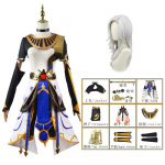 M&auml;ng Cyno Cosplay kost&uuml;&uuml;m Vormiri m&uuml;ts Parukas Cosplay Anime Halloweeni karnevalikost&uuml;&uuml;mid meestele t&auml;iskomplekt L-(Costume+Wig)