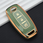 3 4 nupuga TPU kaugjuhtimispuldi v&otilde;tme&uuml;mbrise kaane korpuse puldihoidik Nissan X-trail T33 Qashqai J12 Teana Altima Ariya 2022 2023 tarvikud 3A Button Key Case valge