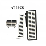 Roostevabast terasest auto k&uuml;tuse gaasipedaali padjad jalatoe pedaalide kate jaoks Volkswagen Vw New Jetta MK6 LHD Car Styling AT