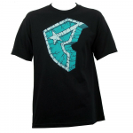 Famous Stars Straps Betoon Boh Must Unisex T-s&auml;rk S S