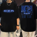 Sza Sos Music Album Graphic T-s&auml;rgid Unisex Naiste Hip Hop Mood l&uuml;hikeste varrukatega T-s&auml;rk Trend Vintage Oversized T-s&auml;rgid T&auml;navar&otilde;ivad 2XL