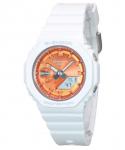 Casio G-Shock Analog Digital Seasonal Collection 2023 Oranž numbrilauaga kvarts GMA-S2100WS-7A 200M naiste k&auml;ekell oranž