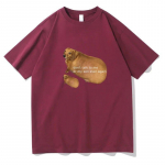 Naljakas koera T-s&auml;rk Unisex Naiste Moodne T-s&auml;rk Puuvillane T-s&auml;rk Hip Hop Topid Tee Don't Talk To Me Kirjaga T-s&auml;rk Poisi T-s&auml;rgid Unisex riided 2XL