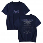 Peso Pluma T-s&auml;rk Hip Hop R&auml;ppar Mood Meeskonna kaelusega L&uuml;hikeste varrukatega T-s&auml;rk Naised Unisex T-s&auml;rk 2023 Maailmaturnee Riided Unisex 4XL
