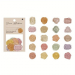 80 tk/2 kotti Kawaii kirjatarvete kleebised Vintage tulev&auml;rvide p&auml;evikuplaneerija Dekoratiivsed mobiilikleebised Scrapbooking DIY k&auml;sit&ouml;&ouml;kleebis 2pcs oranž