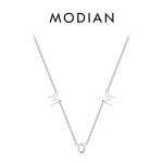 ODIAN Classic Design 925 Sterling Silver Letter Ema ripatsiga kaelakee naistele Ema emadep&auml;eva s&uuml;nnip&auml;evaks armas j&otilde;ulukink h&otilde;be