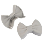 2 tk silikoonist ahjukindad Creative Bow kujuga ahjukindad kuumakindlad potihoidjad toiduvalmistamiseks Mini ahjukindad k&ouml;&ouml;git&ouml;&ouml;riist hall