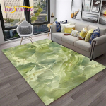 Luksuslik must roheline kuldne marmorist 3D vaibavaip koduseks elutoa diivani uksemati sisekujunduseks, lasteala vaip libisemiskindel p&otilde;randamatt 230x160cm