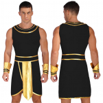 Meeste Toga kreeka jumala kost&uuml;&uuml;m t&auml;iskasvanute peoks, Cosplay komplektid, klassikalised togariided S valge