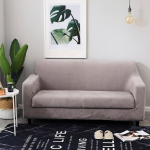 Hubane Home Velvet Plush paks diivanikate k&otilde;ikeh&otilde;lmav elastne diivanikate elutoa jaoks Chaise Longue L-kujulised katted 1 Seat 90-140cm hall