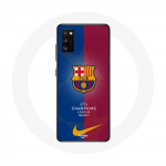 Coque Samsung Galaxy A41 FC Barcelone Logo &Eacute;quipe de football