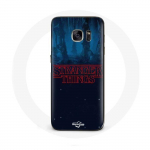 &Uuml;mbris Samsung Galaxy S7 Edge Stranger Thingsi 2. hooaja logo jaoks