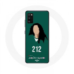 &Uuml;mbris Samsung galaxy S20 plus Squid Game Han Mi Nyeo Number 212 jaoks