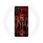 &Uuml;mbris Samsung Galaxy A21S Stranger Things plakatimeeskondade f&auml;nnikunsti 4. hooajale