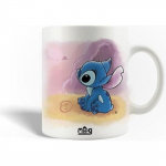 Mug en C&eacute;ramique Lilo et Stitch Rose Jaune