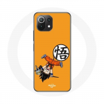 &Uuml;mbris Xiaomi Mi 11 Lite Goku Dragonball Z Child Anime jaoks
