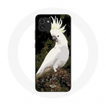 Coque Samsung Galaxy A03 Cacatoes Perroquets Blanc sur l'arbre