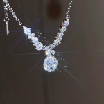 BELLA BOX Angel Wings seeria uus tsirkoonist lihtsa temperamendiga rangluukett t&auml;iustatud valgustajuga luksuslik v&auml;hemuste choker Necklace+Pendant teemant