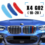 3TK auto esiv&otilde;re trimmi kaitseraua katteriba 3D M stiiliga kattekleebised BMW X3 X4 seeria G02 2018- autotarvikutele G02(18-20)