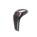 Carbon Fiber Style Car Gear Shift Head Cover Trim Fit For BMW X1 F48 2016-19 /2 series 218i Gran Tourer F45 F46 2015-2018 Carbon Fiber Style
