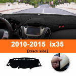 Hyundai IX35 jaoks 2010 2011 2012 2013 2014 2015 auto armatuurlaua kattematid V&auml;ltige valguspadjakesi n&auml;idiku platvormi lauavaipu Black Side