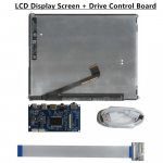 9,7-tolline DIY IPS 2048 * 1536 LCD-ekraan Monitori juhtpaneeliga kaasaskantav LCD-ekraan