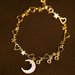 IF ME Fashion Moon Star K&auml;ev&otilde;ru naistele T&uuml;drukutele Peen kullast k&auml;ev&otilde;rud Aksessuaarid Ehted