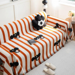 Multikas Elevandi diivanikate Diivanir&auml;tik &Scaron;enill V&auml;rviline triip Diivanikate Lemmiklooma matt Elutoa diivani libisemiskindel kate Viskamistekk 180x130cm