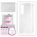 apgo Ultra Clear Protective Skin Sticker for the back compatible with Samsung Galaxy Z Fold 3, Wrap Film, Hydrogel Film, Flexible, Soft TPU with posit