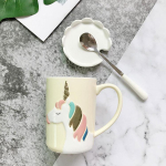 P&otilde;hjamaade loovus Unicorn Girl Heart Keraamiline kruus Piimatass Kontoritass Kohvitass