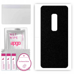 apgo Protective Skin Sticker for the back compatible with vivo V17 Pro, Wrap Film, Foil, Vinyl - Pattern Matte Black