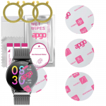 3x apgo Ultra-Clear Hybrid kaitseklaas, mis &uuml;hildub Media-tech Active Band Genevaga, paindlik nanoklaas, suurep&auml;rane asendus karastatud klaasile,