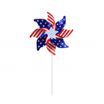 Pakkige isamaalisi kaunistusi 3 Pinwheels, Ameerika lipp tuulekeerudel ja vaia iseseisvusp&auml;evaks, m&auml;lestusp&auml;ev 4. peotarvete juulis One Size