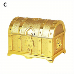 1 tk Euroopa stiilis Retro Piraat Elutu Aardekirst Metallist K&auml;sit&ouml;&ouml; V&auml;ike Ehtekarp Ehtehoidla Aardekirst