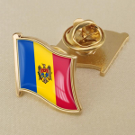 Moldova lipu kristallist liimiga kukutav m&auml;rk Pross K&otilde;igi maailma riikide lipupross s 19x18mm