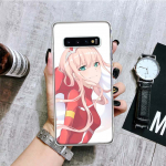 Zero Two Darling In The Franxx 002 telefoni&uuml;mbris Samsung Galaxy S20 FE S10 Plus S21 S22 Ultra S10E S9 S8 S7 Edge J4 + Fundas Samsung S20 FE