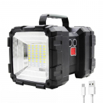 40 W LED &uuml;lihele LED-taskulamp USB-laetav kahepealine prožektor K&auml;sitaskulamp t&ouml;&ouml;kohtvalgusti ujuv matkavalgusti W844 Searchlight - Small