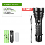 2000000LM sukeldumislamp &uuml;liere LED-t&otilde;rvik, professionaalne sukeldumislamp, IPX8 veekindel LED-t&otilde;rvikulamp C-26650 battery, Charger