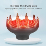 F&ouml;&ouml;ni hajuti kate Sobiv l&auml;bim&otilde;&otilde;t 4,35-4,65 cm Kapuuts puhur Curly Styling